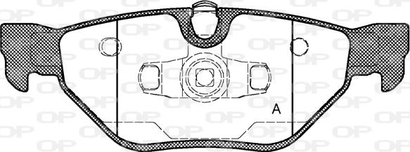 Open Parts BPA1145.00 - Komplet Pločica, disk-kočnica www.molydon.hr