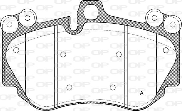 Open Parts BPA1140.00 - Komplet Pločica, disk-kočnica www.molydon.hr