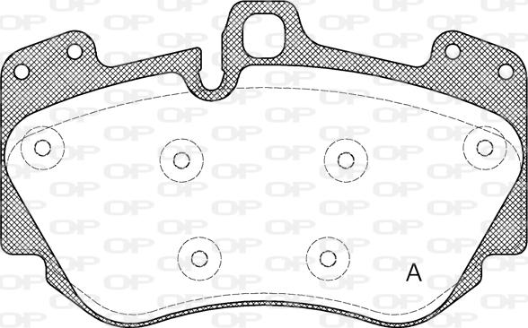 Open Parts BPA1140.10 - Komplet Pločica, disk-kočnica www.molydon.hr