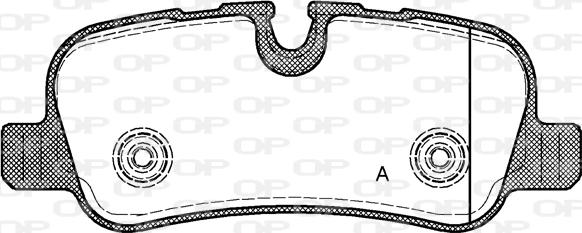 Open Parts BPA1159.00 - Komplet Pločica, disk-kočnica www.molydon.hr