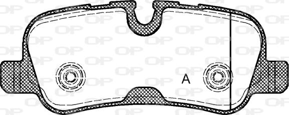 Open Parts BPA1159.10 - Komplet Pločica, disk-kočnica www.molydon.hr