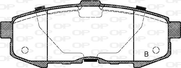 Open Parts BPA1160.00 - Komplet Pločica, disk-kočnica www.molydon.hr