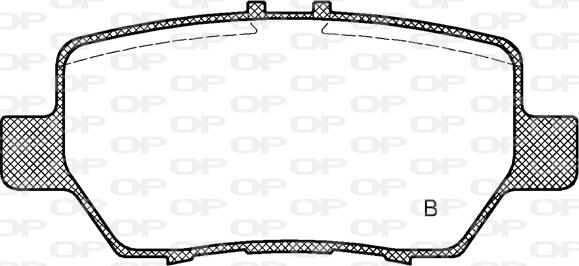 Open Parts BPA1168.02 - Komplet Pločica, disk-kočnica www.molydon.hr