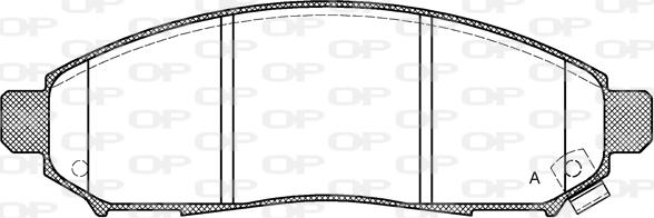 Open Parts BPA1162.12 - Komplet Pločica, disk-kočnica www.molydon.hr