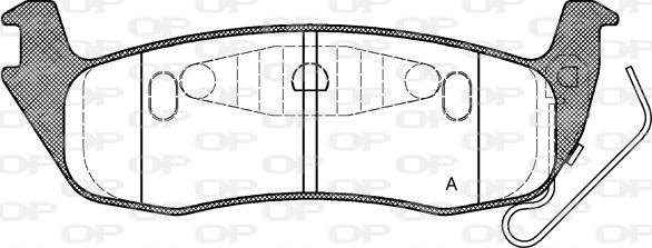 Open Parts BPA1106.10 - Komplet Pločica, disk-kočnica www.molydon.hr