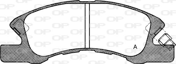 Open Parts BPA1111.02 - Komplet Pločica, disk-kočnica www.molydon.hr