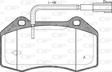 Open Parts BPA1113.22 - Komplet Pločica, disk-kočnica www.molydon.hr