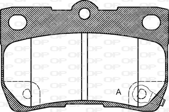 Open Parts BPA1181.02 - Komplet Pločica, disk-kočnica www.molydon.hr