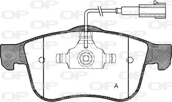 Open Parts BPA1183.02 - Komplet Pločica, disk-kočnica www.molydon.hr