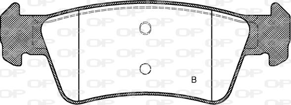 Open Parts BPA1187.01 - Komplet Pločica, disk-kočnica www.molydon.hr