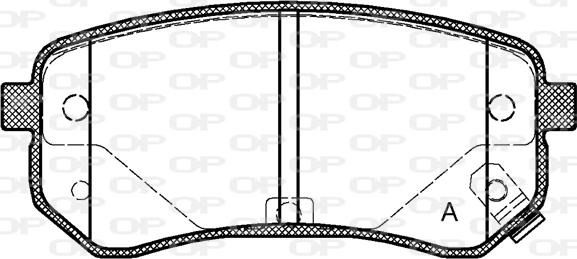 Open Parts BPA1135.02 - Komplet Pločica, disk-kočnica www.molydon.hr