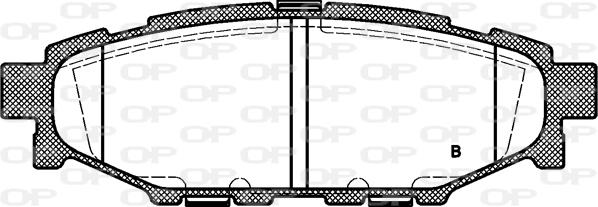 Open Parts BPA1136.01 - Komplet Pločica, disk-kočnica www.molydon.hr