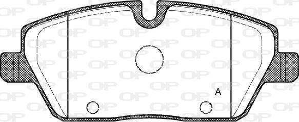 Open Parts BPA1131.00 - Komplet Pločica, disk-kočnica www.molydon.hr