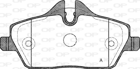 Open Parts BPA1131.10 - Komplet Pločica, disk-kočnica www.molydon.hr