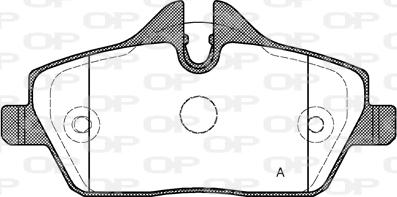 Open Parts BPA1131.30 - Komplet Pločica, disk-kočnica www.molydon.hr