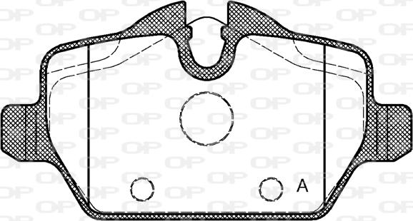 Open Parts BPA1132.00 - Komplet Pločica, disk-kočnica www.molydon.hr