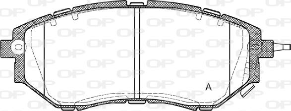 Open Parts BPA1137.02 - Komplet Pločica, disk-kočnica www.molydon.hr