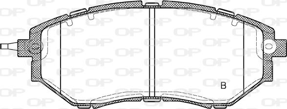 Open Parts BPA1137.02 - Komplet Pločica, disk-kočnica www.molydon.hr