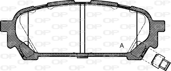 Open Parts BPA1176.01 - Komplet Pločica, disk-kočnica www.molydon.hr