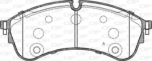 Open Parts BPA1847.00 - Komplet Pločica, disk-kočnica www.molydon.hr