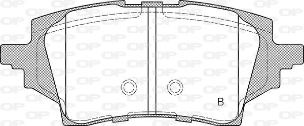 Open Parts BPA1859.02 - Komplet Pločica, disk-kočnica www.molydon.hr