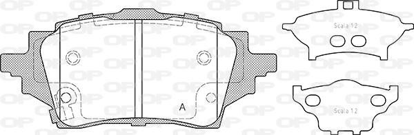 Open Parts BPA1859.02 - Komplet Pločica, disk-kočnica www.molydon.hr