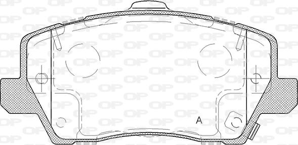 Open Parts BPA1803.02 - Komplet Pločica, disk-kočnica www.molydon.hr