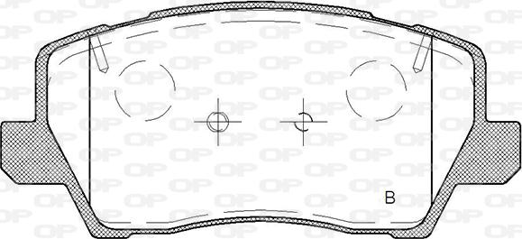 Open Parts BPA1803.02 - Komplet Pločica, disk-kočnica www.molydon.hr