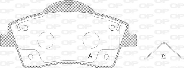 Open Parts BPA1818.00 - Komplet Pločica, disk-kočnica www.molydon.hr