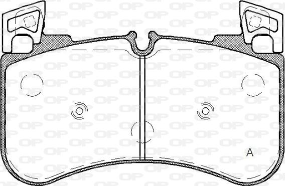 Open Parts BPA1831.00 - Komplet Pločica, disk-kočnica www.molydon.hr