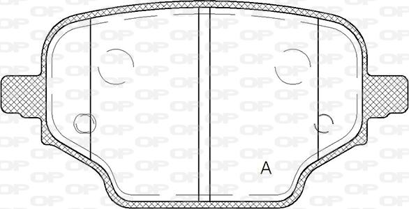 Open Parts BPA1837.00 - Komplet Pločica, disk-kočnica www.molydon.hr