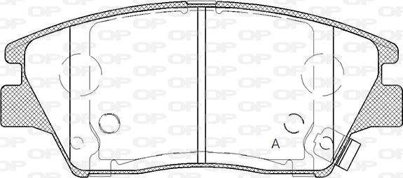 Open Parts BPA1824.02 - Komplet Pločica, disk-kočnica www.molydon.hr