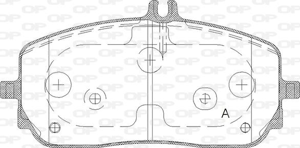 Open Parts BPA1826.00 - Komplet Pločica, disk-kočnica www.molydon.hr