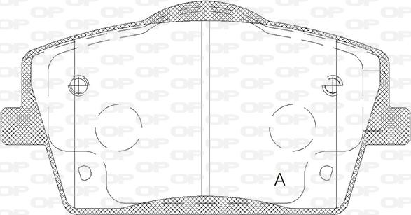 Open Parts BPA1823.00 - Komplet Pločica, disk-kočnica www.molydon.hr