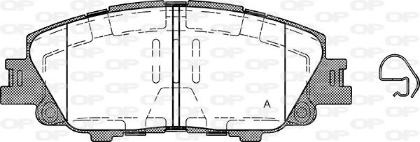 Open Parts BPA1870.00 - Komplet Pločica, disk-kočnica www.molydon.hr