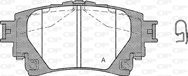 Open Parts BPA1871.00 - Komplet Pločica, disk-kočnica www.molydon.hr