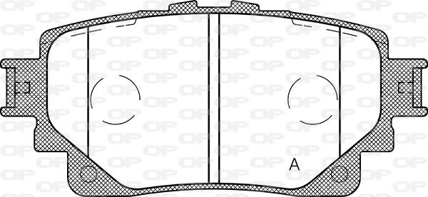 Open Parts BPA1872.00 - Komplet Pločica, disk-kočnica www.molydon.hr