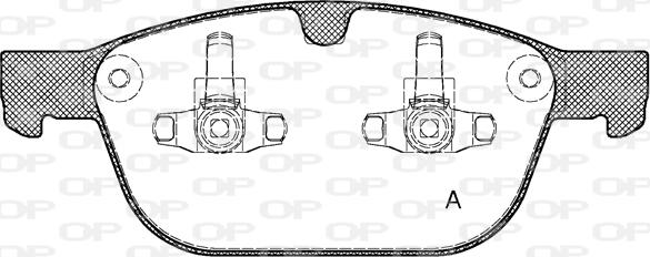 Open Parts BPA1397.00 - Komplet Pločica, disk-kočnica www.molydon.hr