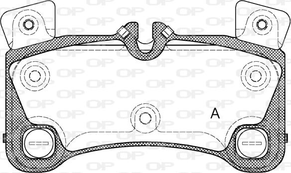 Open Parts BPA1346.00 - Komplet Pločica, disk-kočnica www.molydon.hr