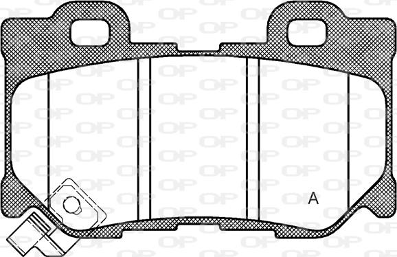 Open Parts BPA1365.01 - Komplet Pločica, disk-kočnica www.molydon.hr