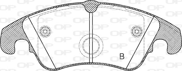 Open Parts BPA1304.10 - Komplet Pločica, disk-kočnica www.molydon.hr