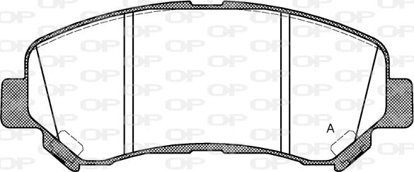 Open Parts BPA1318.00 - Komplet Pločica, disk-kočnica www.molydon.hr