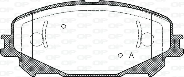 Open Parts BPA1318.30 - Komplet Pločica, disk-kočnica www.molydon.hr