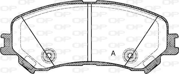 Open Parts BPA1318.20 - Komplet Pločica, disk-kočnica www.molydon.hr