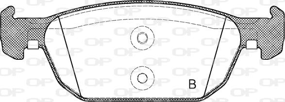 Open Parts BPA1384.02 - Komplet Pločica, disk-kočnica www.molydon.hr