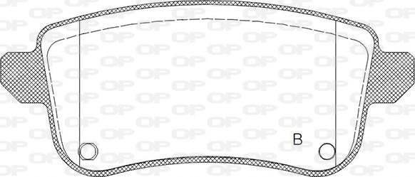 Open Parts BPA1387.02 - Komplet Pločica, disk-kočnica www.molydon.hr