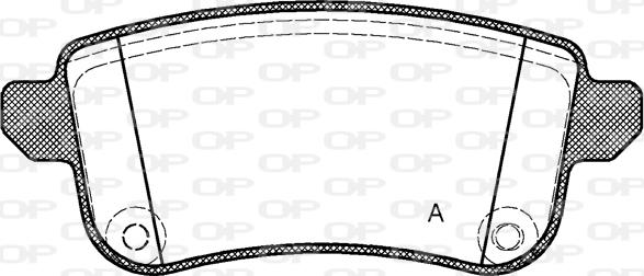 Open Parts BPA1387.10 - Komplet Pločica, disk-kočnica www.molydon.hr
