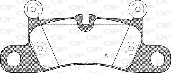 Open Parts BPA1379.10 - Komplet Pločica, disk-kočnica www.molydon.hr