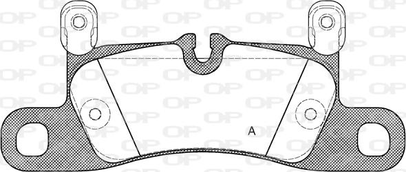 Open Parts BPA1379.20 - Komplet Pločica, disk-kočnica www.molydon.hr