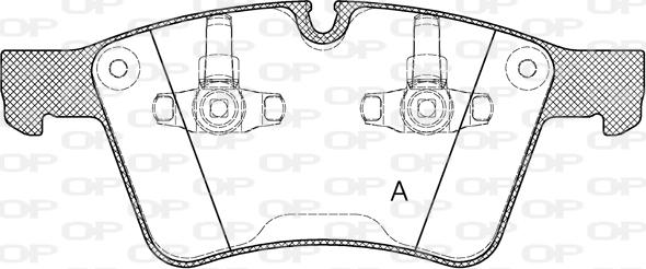 Open Parts BPA1370.00 - Komplet Pločica, disk-kočnica www.molydon.hr